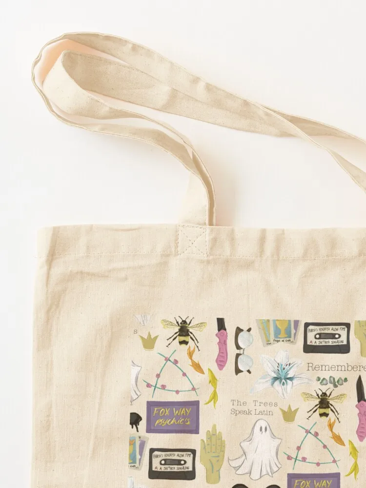 Raven Cycle Doodles Tote Bag borsa in tessuto personalizzata borse in tela donna shopper canvas