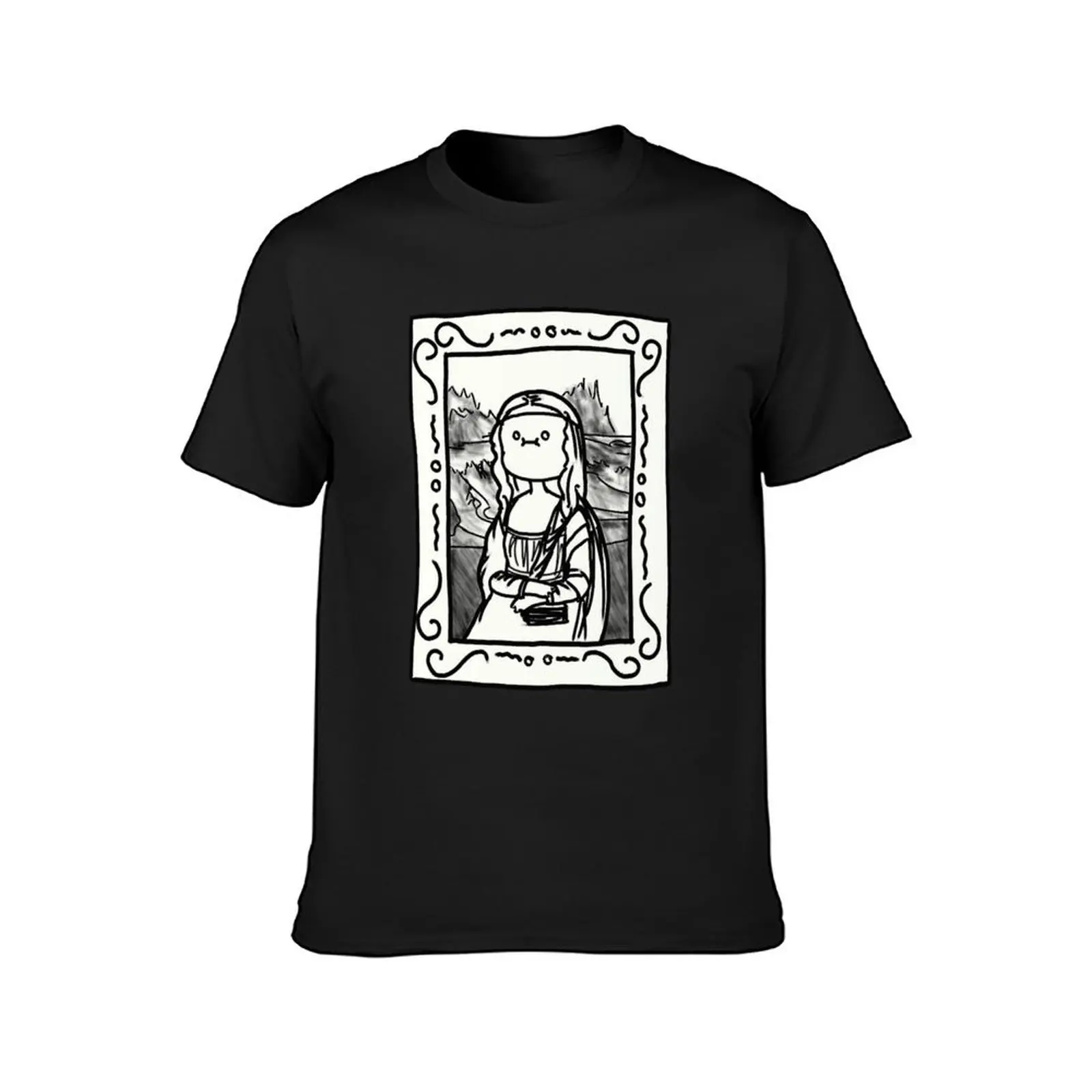 Mona Lisa T-Shirt sweat new edition mens big and tall t shirts