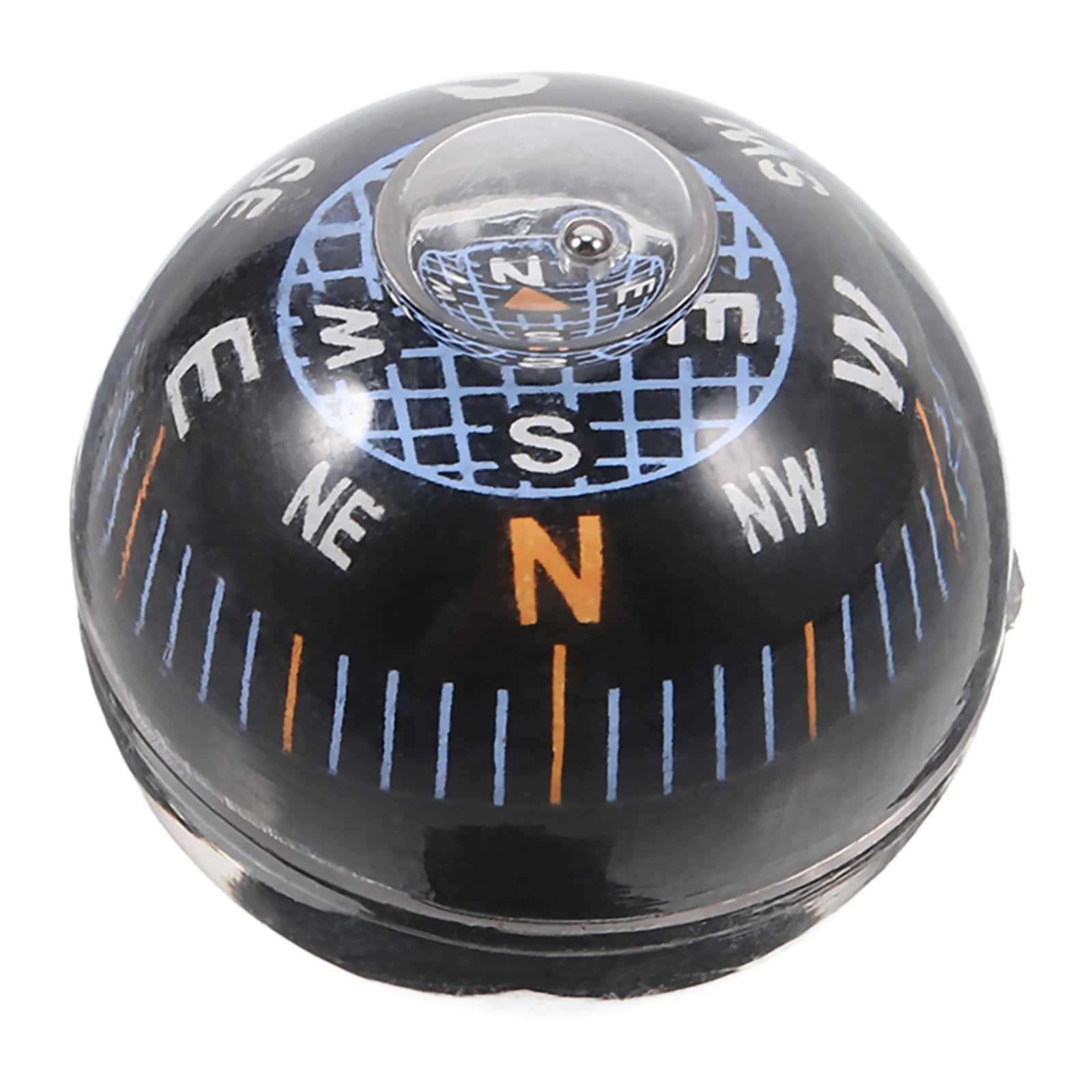 

Mini Automotive Dashboard Compass Black Sturdy Plastic Ball Compass For Car Motorcycle Camping Navigation Accurate Handheld