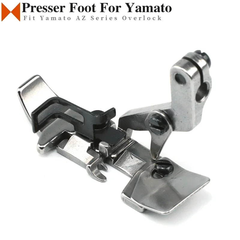 2157057 / 2157058 Presser Foot For Overlock Sewing Machine Fit Yamato 4 Thread AZ6020G AZ8020G Needle Distance 2.4mm High Shank
