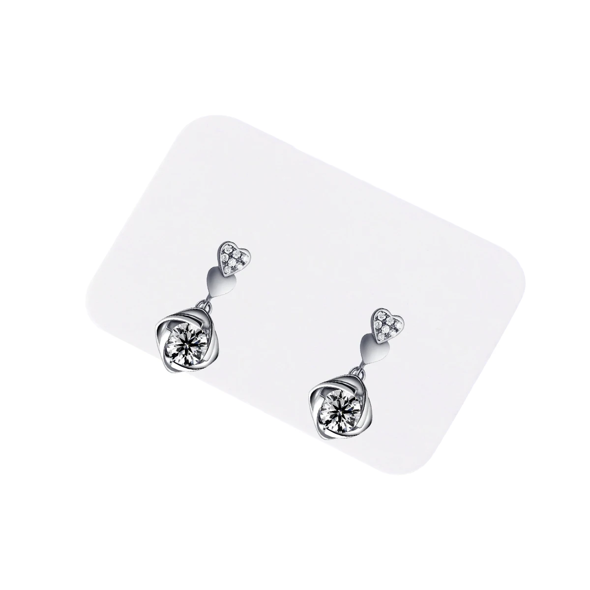 

200 Pcs Earring Cards Kraft Paper Tags Display Holder Jewelry Accessories Ear Stud Card Storage Necklace Packaging