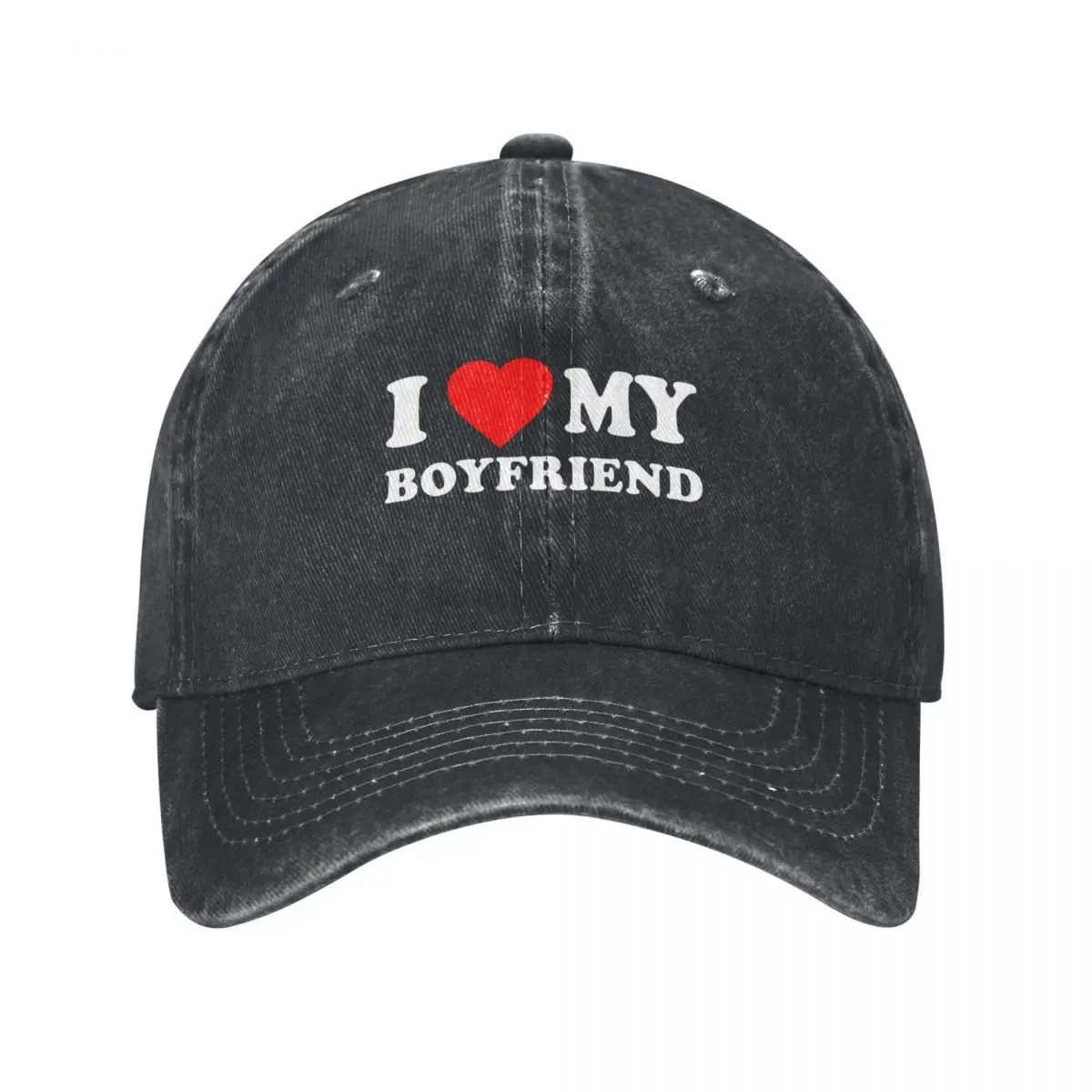 i love my boyfriend Baseball Cap foam party Hat dad hat Trucker Cap Women's Men's