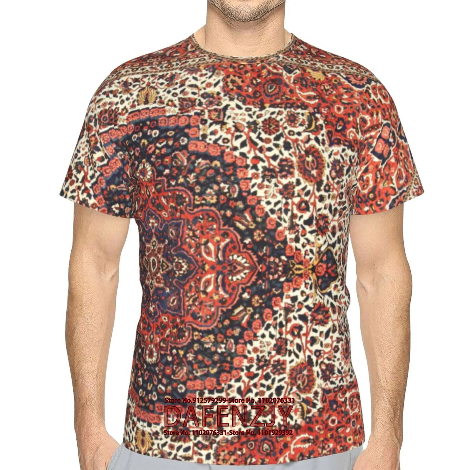 Vintage Men tee shirts 3D Printed T-shirt Casual Fashion Street O Collar Short-sleeved Top