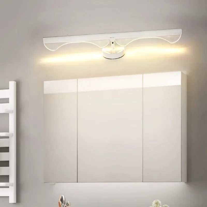 SANDYHA Modern Minimalist LED Bathroom Wall Light Rotating Design Perfect for Dressing Table Corridor Home Decor Elegant