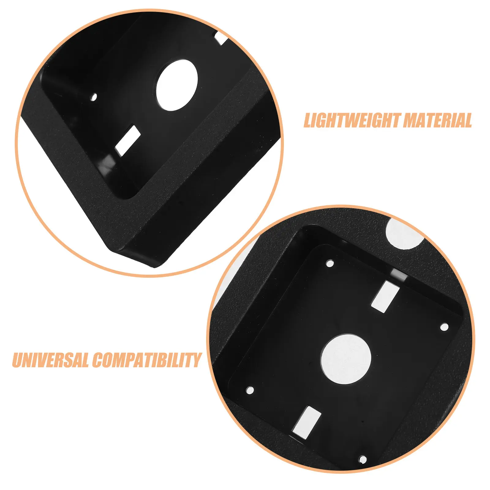 12Pcs Quartz Clock Back Covers Plastic Replacement Casing Protective Shell for DIY Movement Mechanism Wall Clock Parts