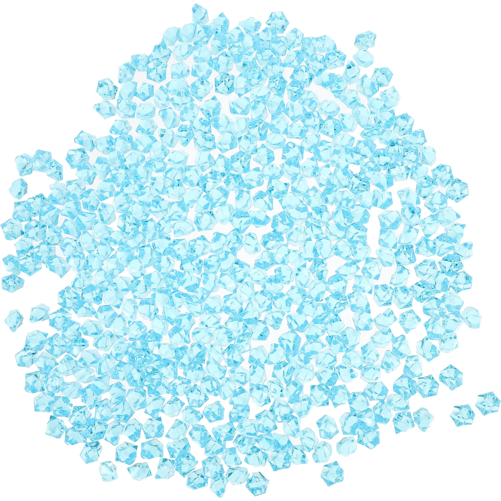 

450pcs Simulation Cubes Acrylic Fake Ice Cube Reusable Decorative For Photography Props Vase Filler Artificial Ice