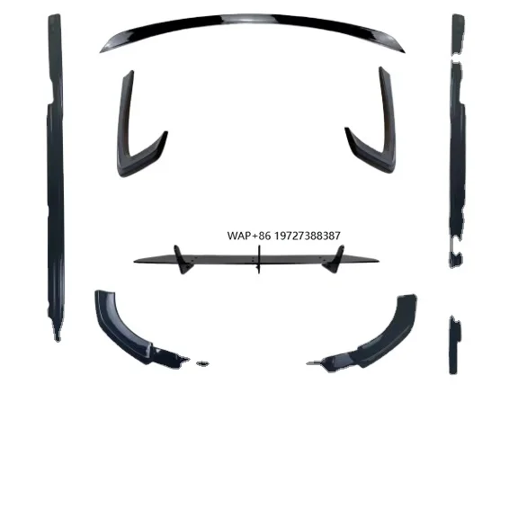

W213 E-Class E63S Front Lip Side Skirt Corner Blade Spoiler Wing Body Kit Add-on