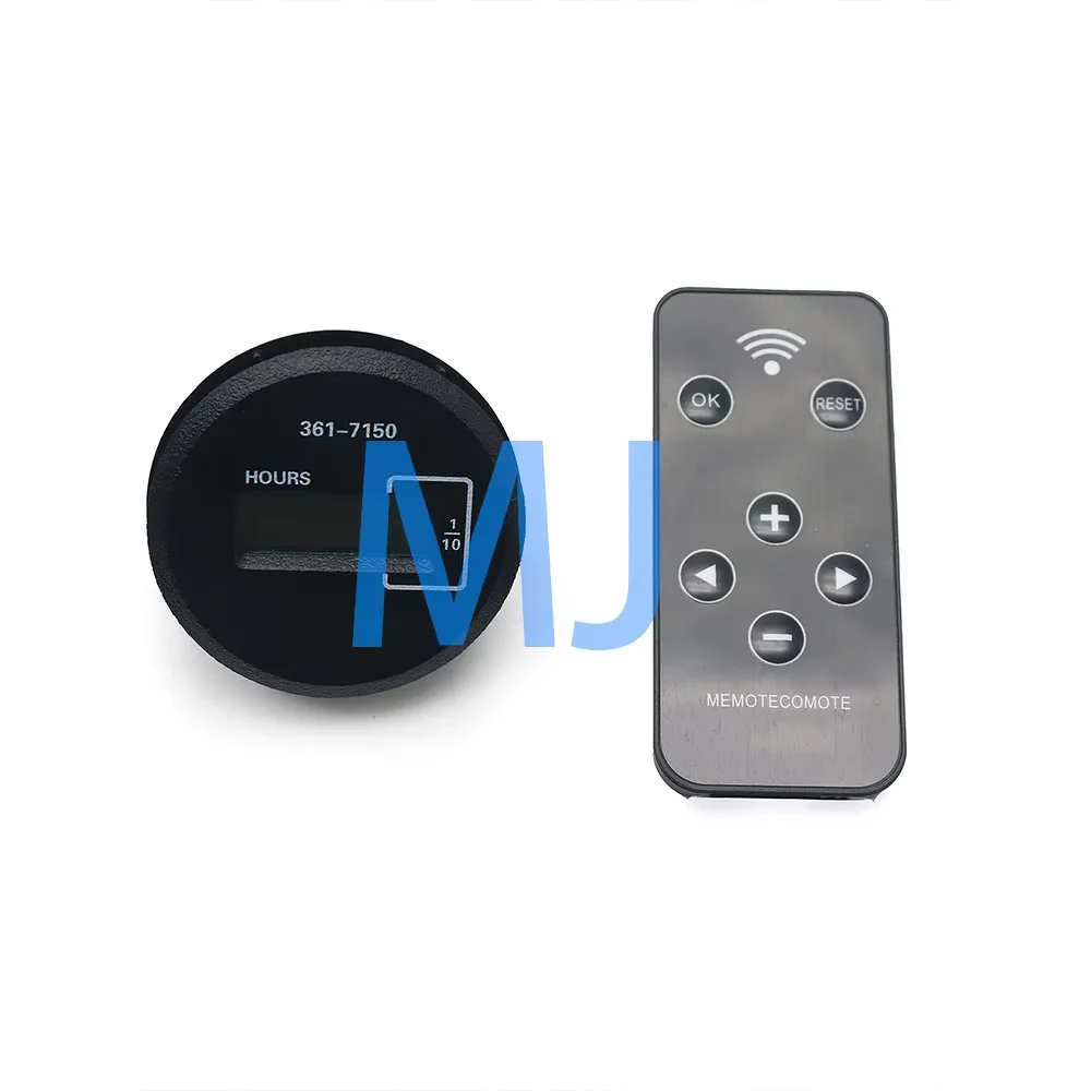 For CAT Excavator Time 366-0367 285-9075 361-7150 161-3932 Remote Hour Meter With Controller Timer For caterpillar Diesel Engine