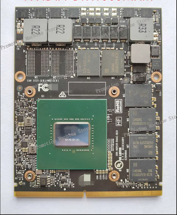 Nova placa de vídeo gpu geforce gtx 1060m gtx1060 com suporte x N17E-G1-A1 6gb gddr5 mxm para dell alienware msi hp