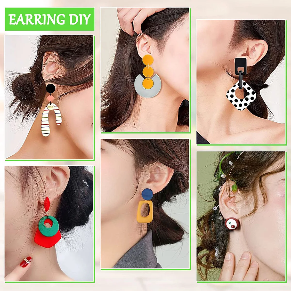 24/142/193 Pcs Polymer Clay Cutters Set Plastic Clay Earring Cutter Stainless DIY Jewelry Mold Earring Making Accessories