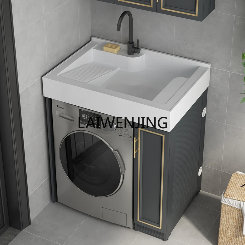 MJY washing machine integrated combination machine basin quartz stone significant other cabinet with washboard