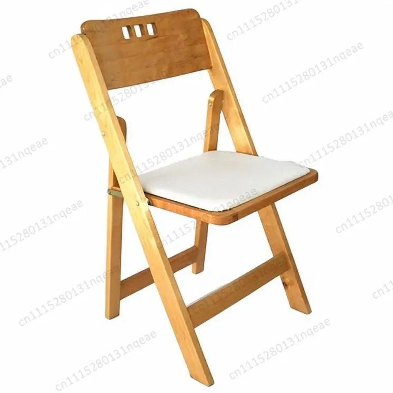 Event Wood Resin Folding Chair Wedding Leather Hardware