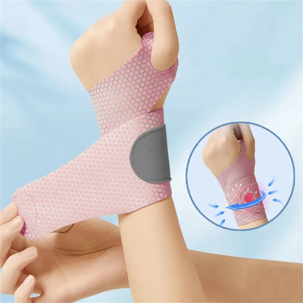 Adjustable Wrist Protector Gym Wristbands For Hands Pain Elastic Wristband Support Weightlifting Men And Women Wrist Guard Brace