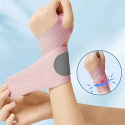 Adjustable Wrist Protector Gym Wristbands For Hands Pain Elastic Wristband Support Weightlifting Men And Women Wrist Guard Brace