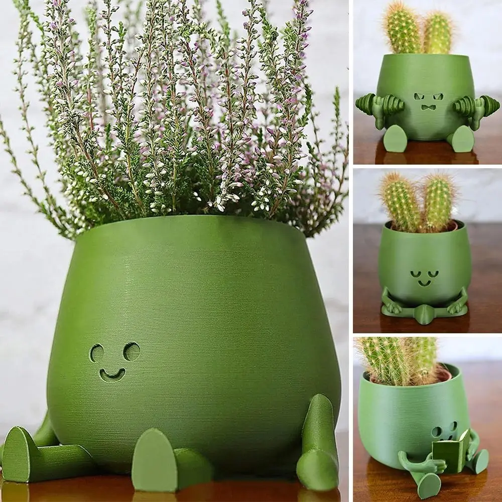 

Durable Resin Flowerpot Thickened Large-diameter Hydroponic Planter Garden Supplies Potted Bonsai for Home Decoration