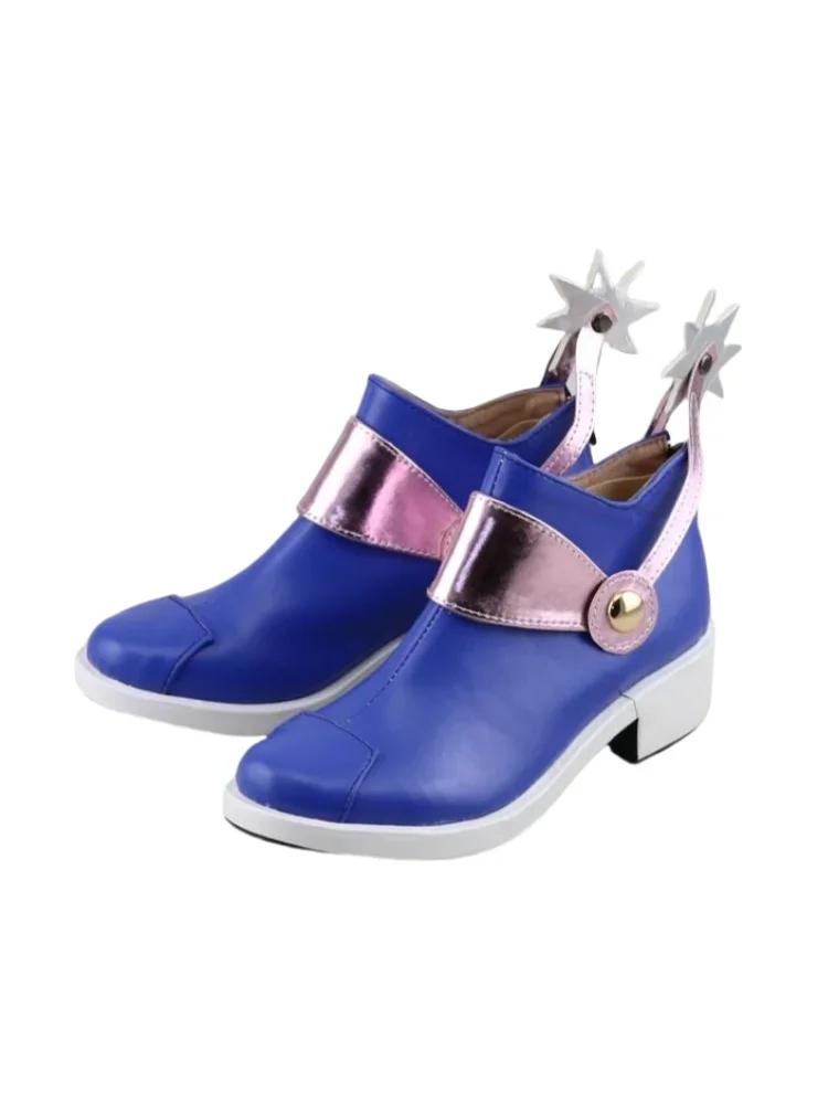 Anime JoJo's Bizarre Adventure Johnny Joestar Cosplay Shoes Boots For Halloween Carnival Party