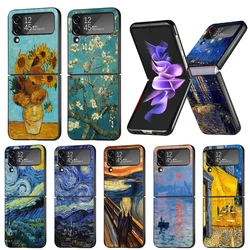 Van Gogh Oil Art Painting Phone Case For Samsung Galaxy Z Flip7 Flip6 5G Flip5 Flip4 Flip3 ZFlip 7 6 3 4 5 Shockproof Back Cover