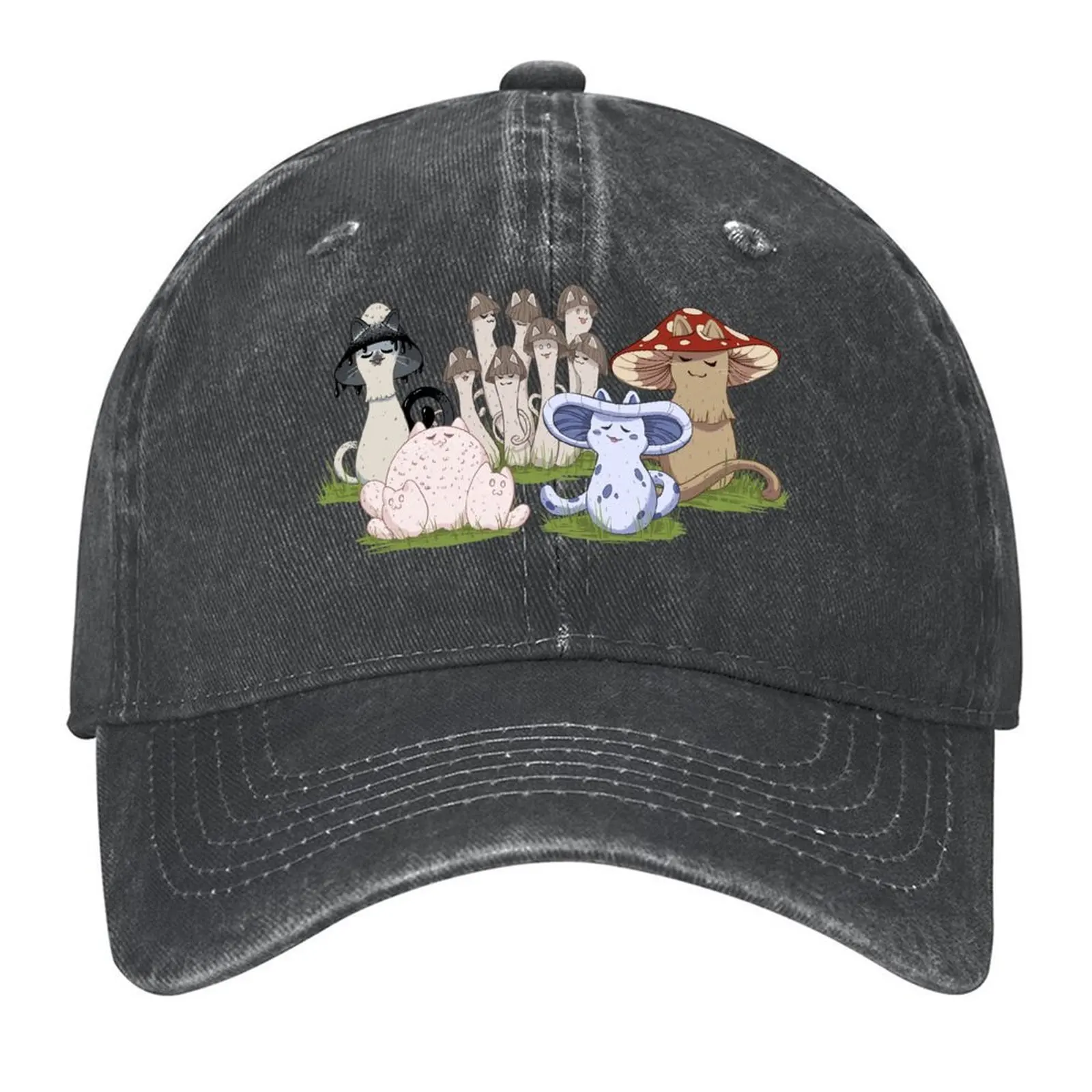 

Meowshrooms Baseball Cap Luxury Hat Big Size Hat Gentleman Hat party Caps Male Women's