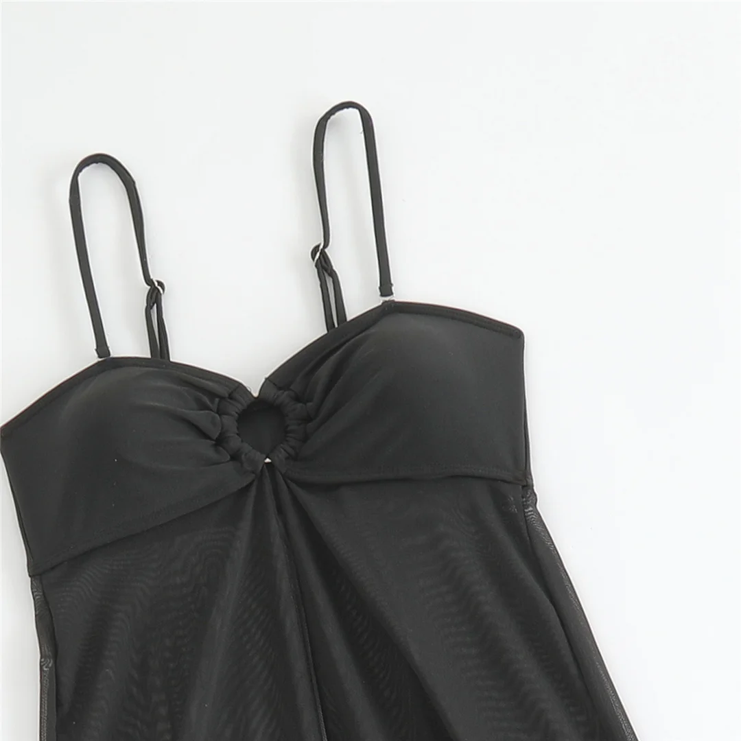 Sexy Bikini mit hohem Beinausschnitt, Damen-Badeanzug, zweiteiliges Bikini-Set, gepolsterter Badeanzug, Badebekleidung, Modell V7651. – Detail 15