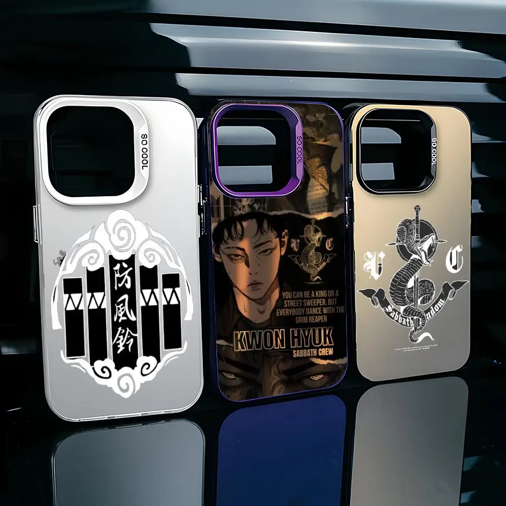 Funda Protectora para Teléfono S-School F-Fighte, TPU Delgada, Antigolpes, con Cobertura Total de la Cámara, para iPhone 17 16 15 14 13 12 11 Pro Max