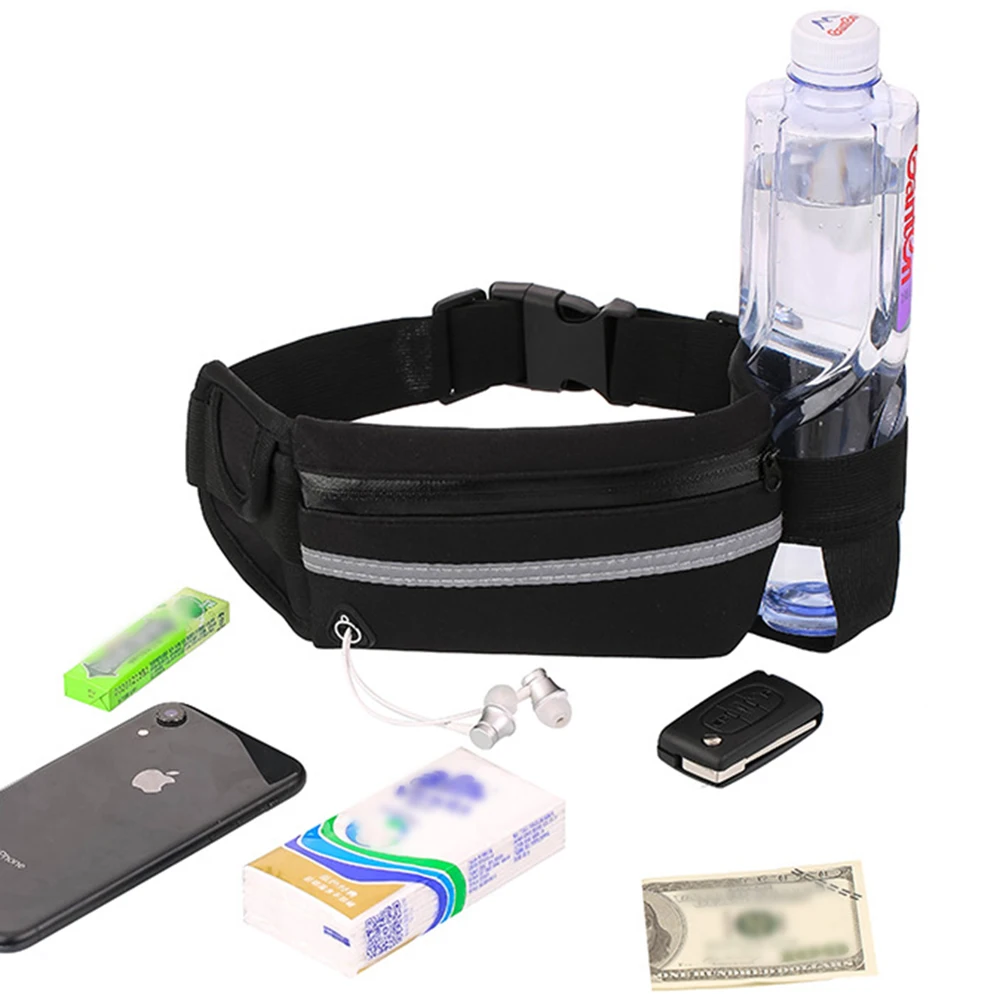 Sac de téléphone Marathon avec compartiment pour bouilloire à eau, sac de taille de sport Mobile, sac de course multifonctionnel étanche pour Sports de plein air