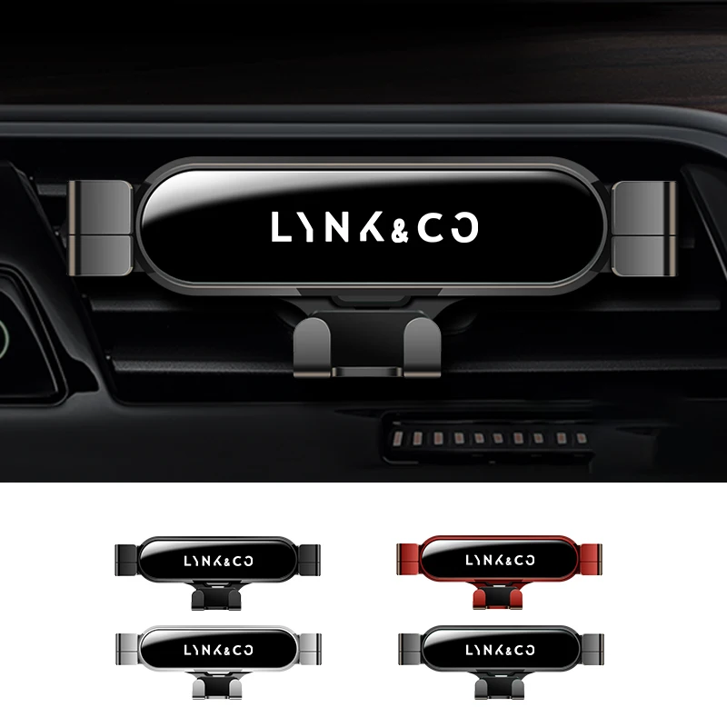 الجاذبية حامل هاتف السيارة تنفيس الهواء جبل كليب حامل هاتف GPS دعم ل LYNK & CO 01 02 03 + 05 06 09 PHEV 09 MHEV