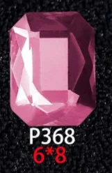 100 sztuk złoty jasnoróżowy różne kształty wielokolorowy kryształ elegancki Rhinestone 3D Manicure zdobienie paznokci dekoracje Charms biżuteria — zdjęcie 7