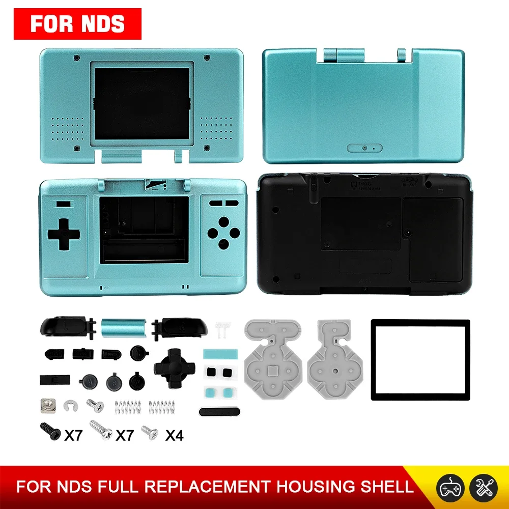 Green Silver Replacement Shell For NDS Old Model First Generation Shell Suitable For NDS Housing Case Video Game Console Access