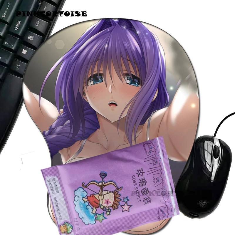 

PINKTORTOISE 3D Sexy Mouse Pad Mat Gamer Wrist Rest Mousepad Gaming Tapete Pad Gamer keyboard Anime for PC Latop