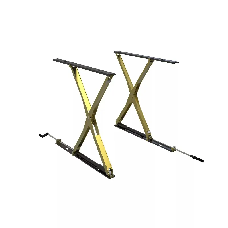 1pcs 12V Hand-Automatic Pickup Truck RV Dedicated Tent Roof Lift Adjustable X-shaped Aluminum Bracket 2000N