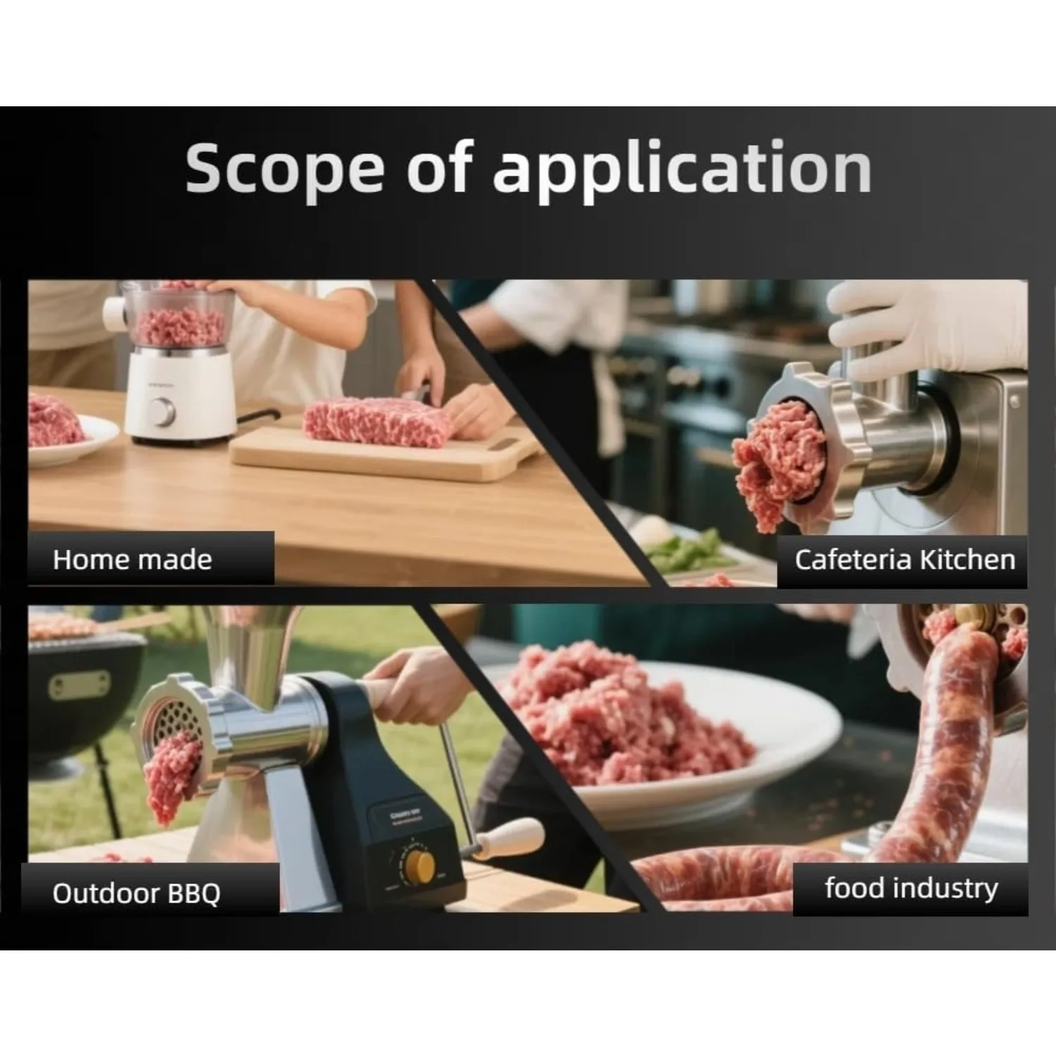 2PC/Set #12 12/18mm Meat Grinder Plate Discs Blades for FGA Food Chopper and Hobart, LEM, Cabelas, Weston, MTN Meat Grinders