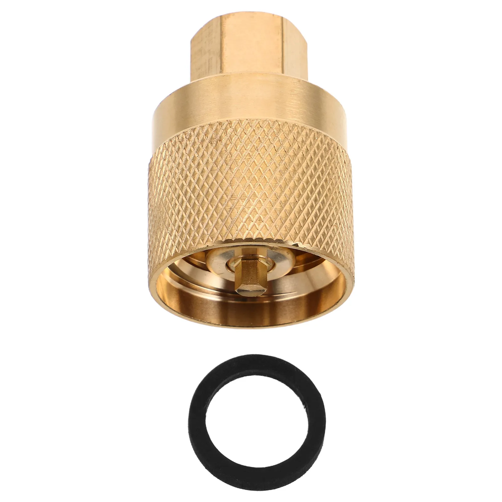 Propane Tank Female Quick Connect Adapter with Gasket for Forklift LPG Systems – Durable RE7141F-Compatible