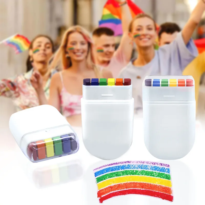 Rainbow Crayon Paint Rainbow Birthday Party Colourful Theme Party Accessories Party Family Costume Gift Pocket Size