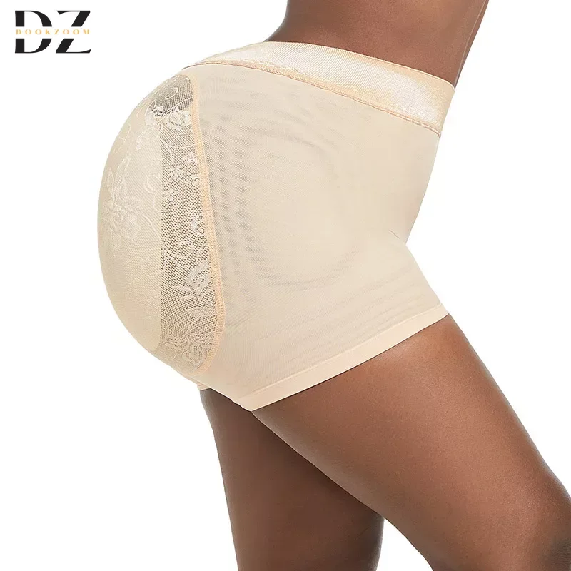 Women Butt Pad Control Panties Shapewear Fake Butt Lifter Hourglass Padded Booty Enhancer Brief Lingerie Body Shaper Shorts