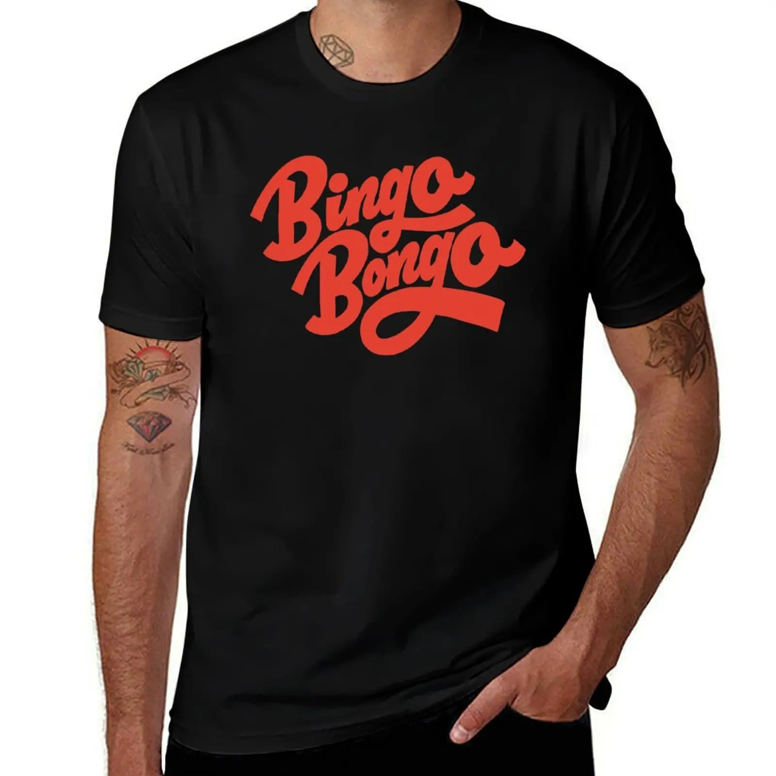 

Bingo Bongo T-Shirt t shirt for man 100 percent cotton graphic t shirts for man T-Shirt