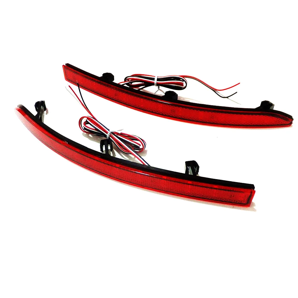 

July King Car Brake Lights Compatible for Volkswagen Tiguan 5N 2008-2015, LED Rear Bumper Brake Light + Night Driving Light DRL