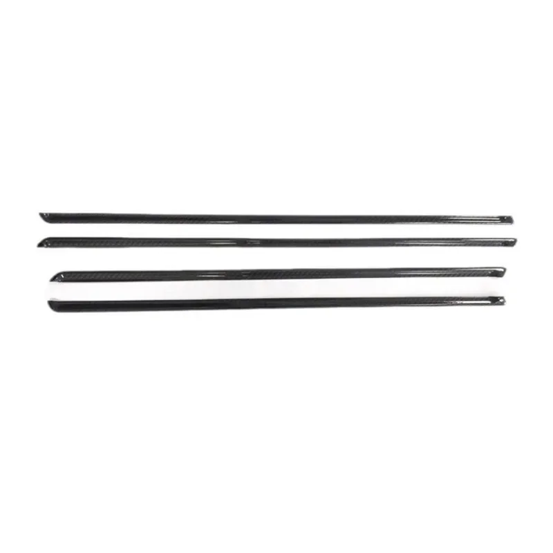 

For Porsche Macan Real Carbon Fiber 2012-2024 Black Inner Door Panel Strip Decorative Decoration Modification Accessories