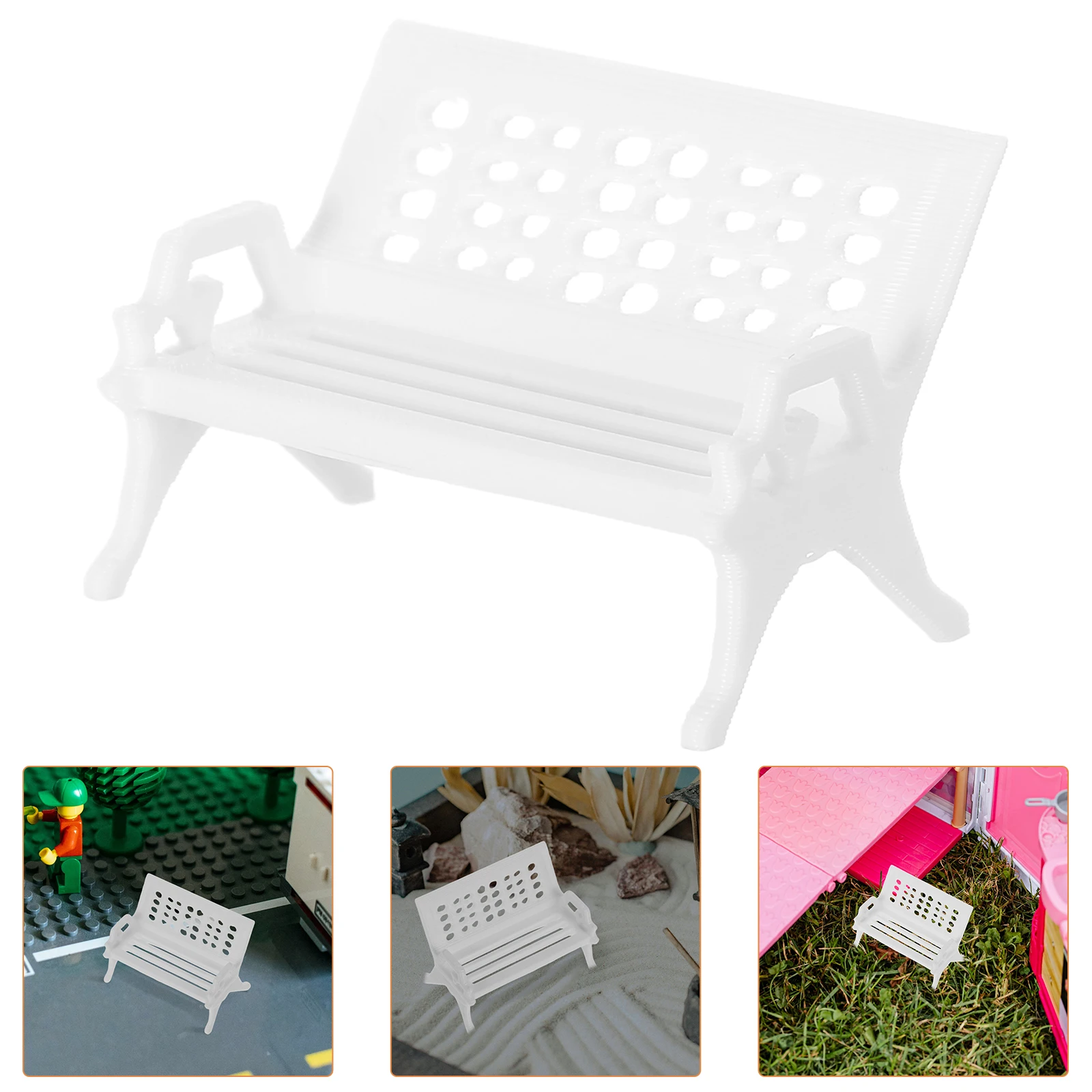 

5 Pcs Chair Diy Dollhouse Accessory Accessories Lounge Plastic Display Chairs