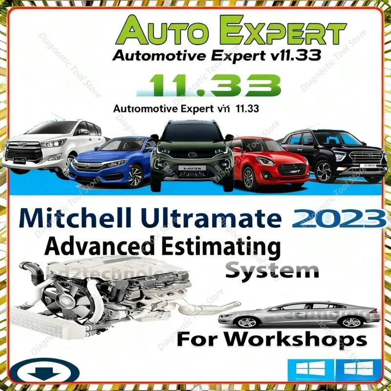 2026 Mitchell Ultramate 2023.07 Advanced Estimating System+Automotive Expert v11.33 Used Car Dealership Store Management Expert