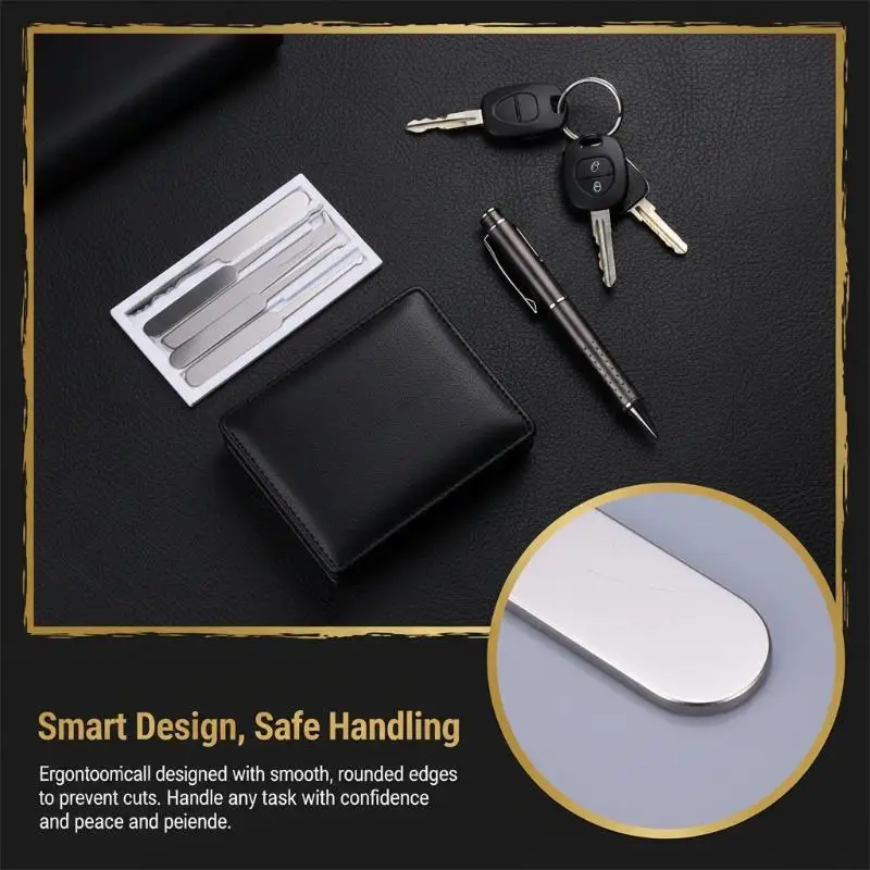 Classic Portable Card Tool Box 2024 Thicken Upgrade Must Have Hand Tool Set for Camping Backpacking Use