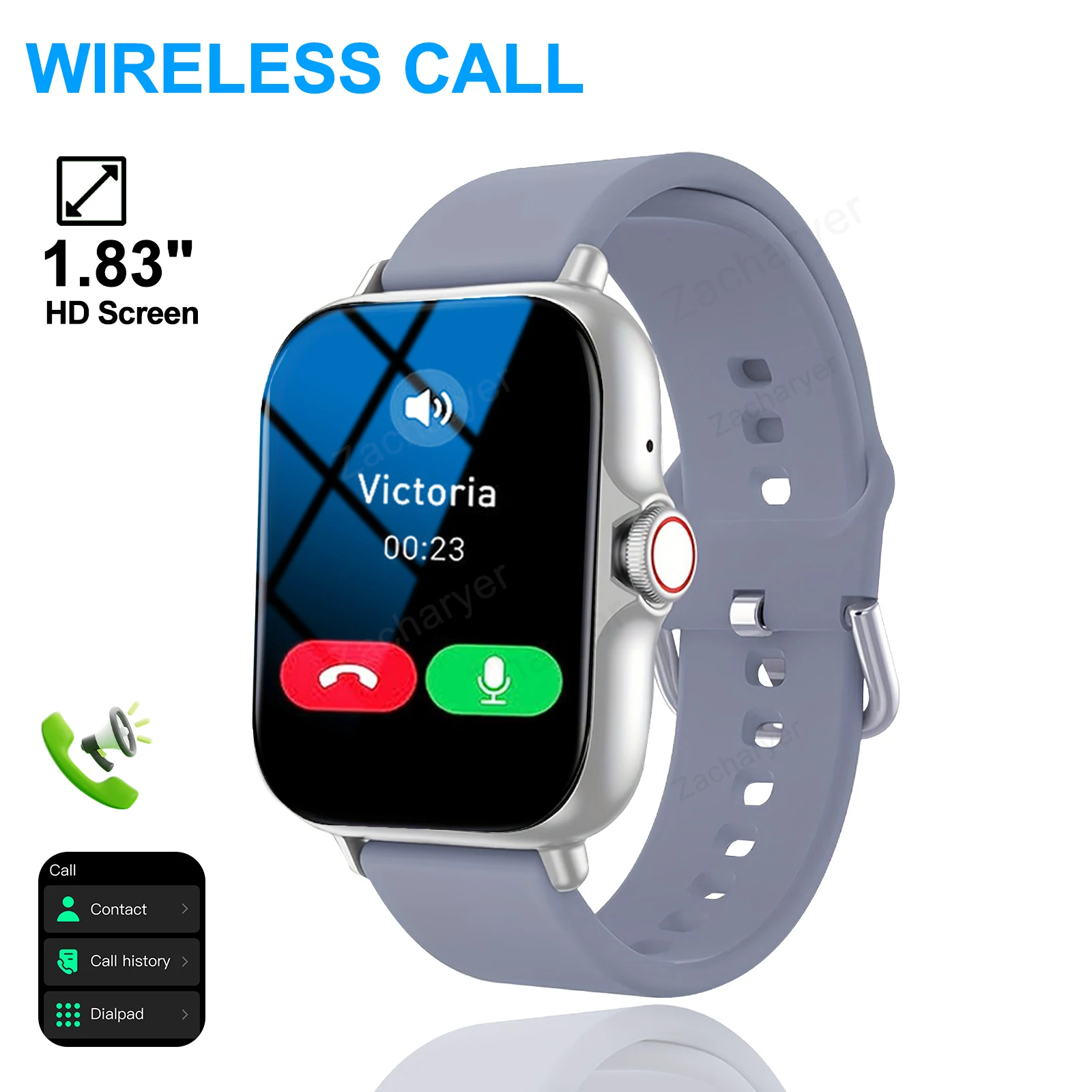 Smart Watch with Wireless Calling and APP Reminders