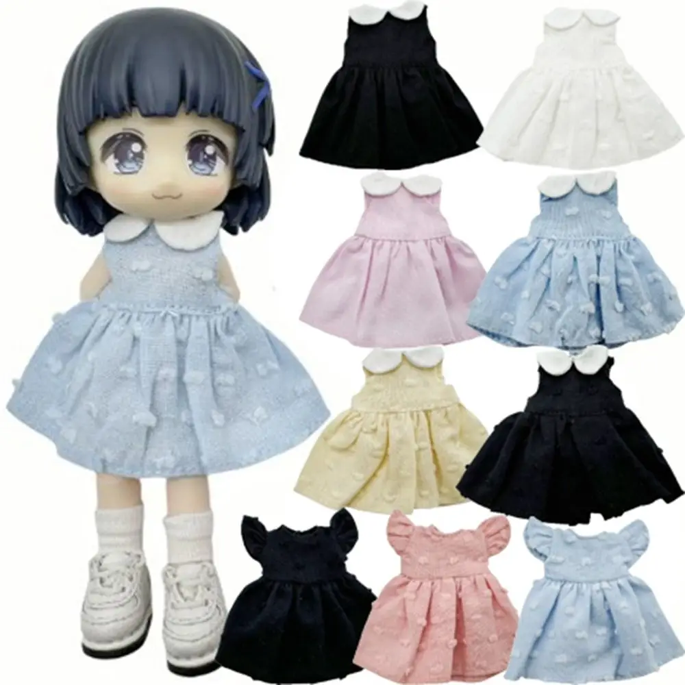 Handgemaakte pop-dot-jurken Accessoires Mode-tops Kleding Rok Multi-stijlen Poppen Mouwloze outfits Jurken