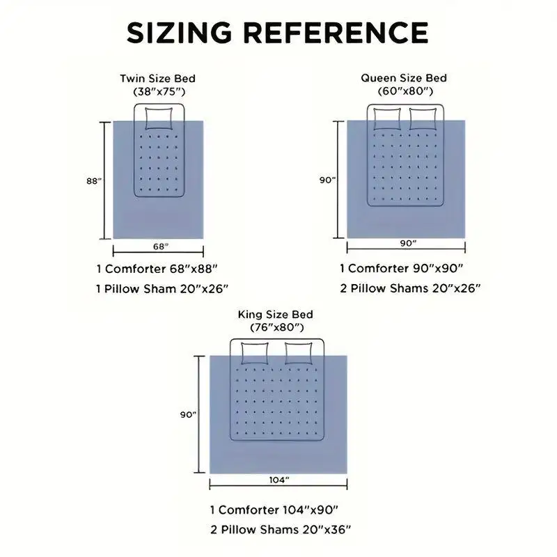 طقم لحاف ربيعي مكون من 3 قطع بحجم كينج #5