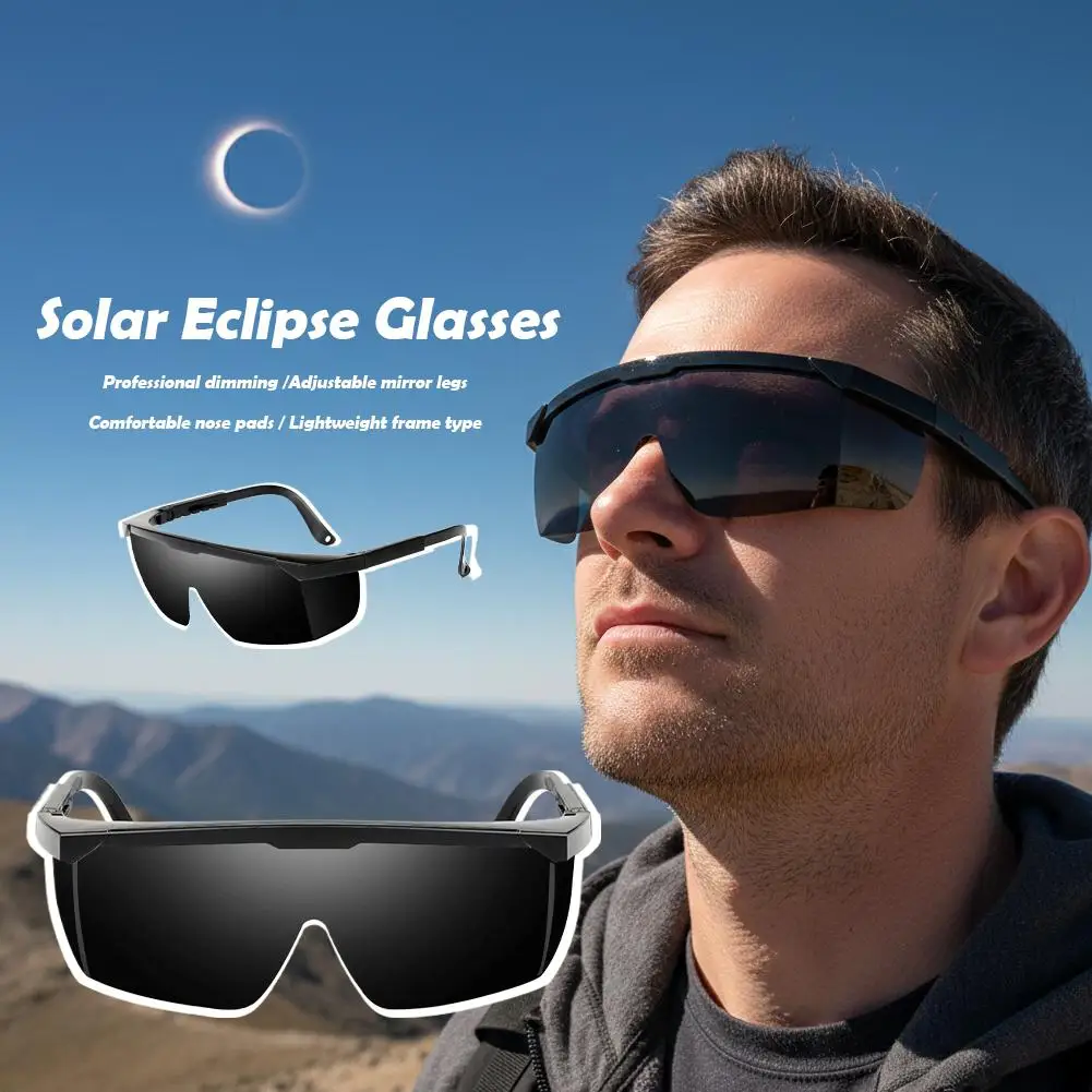 Solar Eclipse Glasses Safe Shades for Direct Sun Viewing, Total Solar Eclipse Viewing Sunglasses,Safe Shades For Adults Or Kids