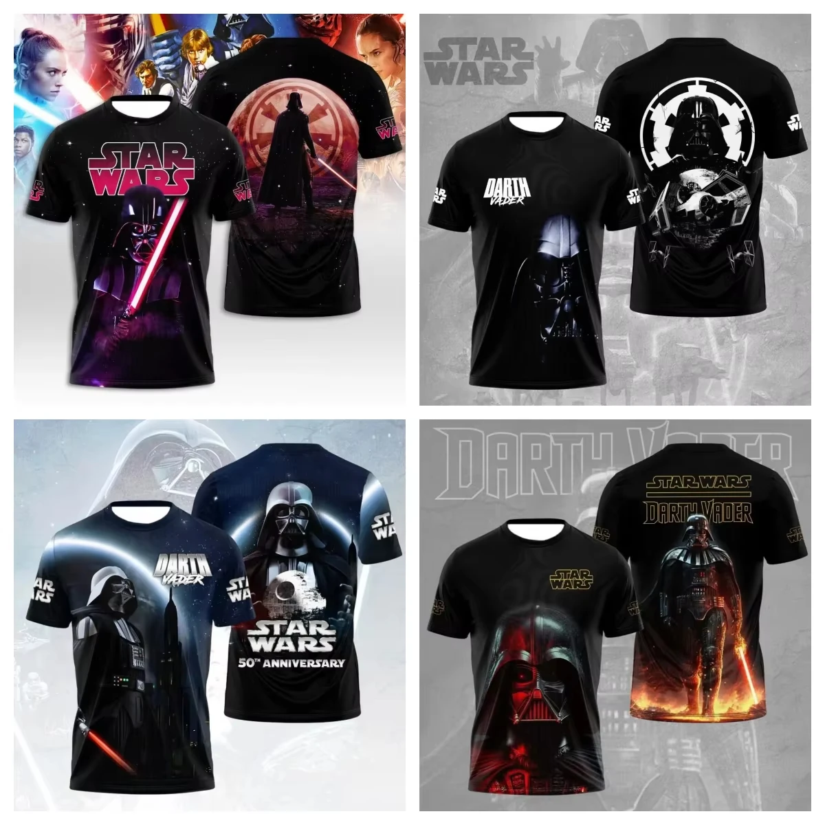 camiseta-3d-de-manga-curta-unissex-com-tema-de-festa-solta-comemorativa-do-50º-aniversario-de-star-wars-colecao-verao-25-26
