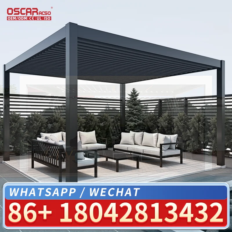Fireproof Sandwich Aluminum Roof Panel for Residential Use Suitable for New Buildings and Renovations in USA pergola