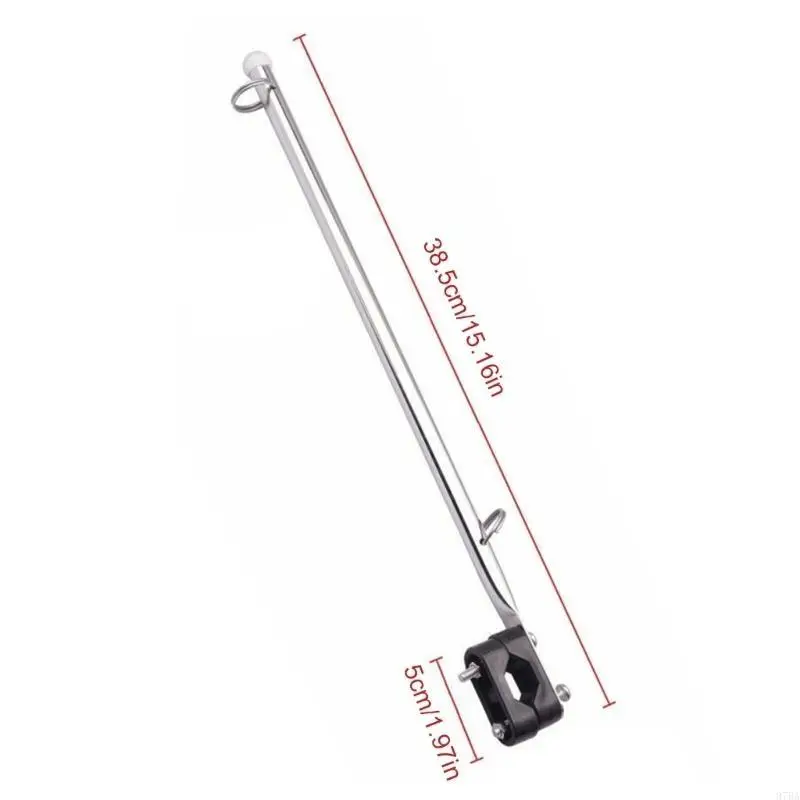 

97BA Poles for Boat Outside Pontoon Boat Poles Adjustment Holder Mount