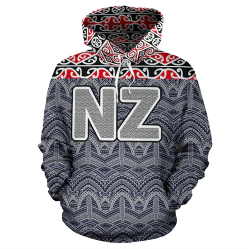 

3D Print Hoodie New Zealand Flag Silver Fern Maori Top New In Hoodies & Sweatshirts For Men Pullover Women Kids Sports Hoody