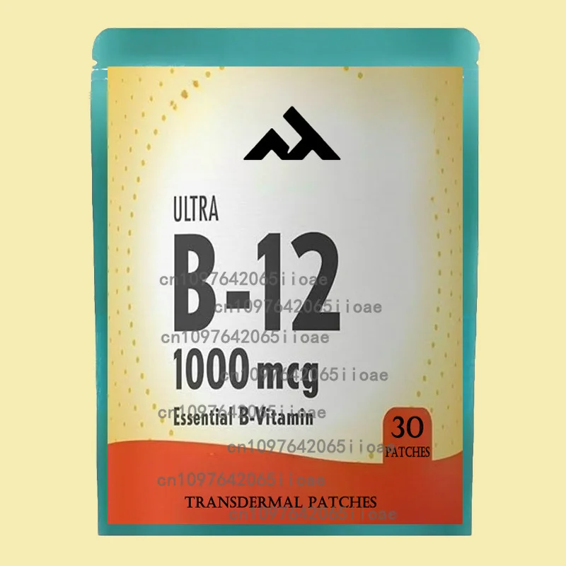 

30 пластырей витамин B12 патчи 1000 Mcg