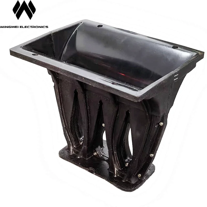 MW Audio VR10 10 Inch Line Array Speaker Replacement Compression Driver Horn 2x1 Inch Throat